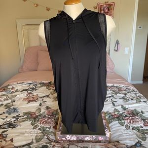 City Streets black tank top hoodie athletic XL